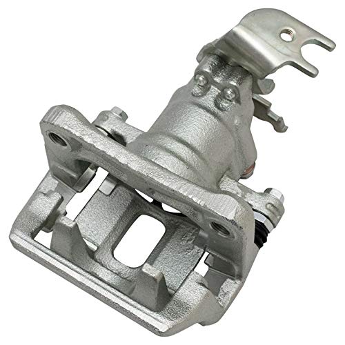 Image of TRQ Rear Driver and Passenger Side Brake Caliper Set Caliper Brackets Hardware Compatible with 08-12 Honda Accord 09-14 Acura TSX