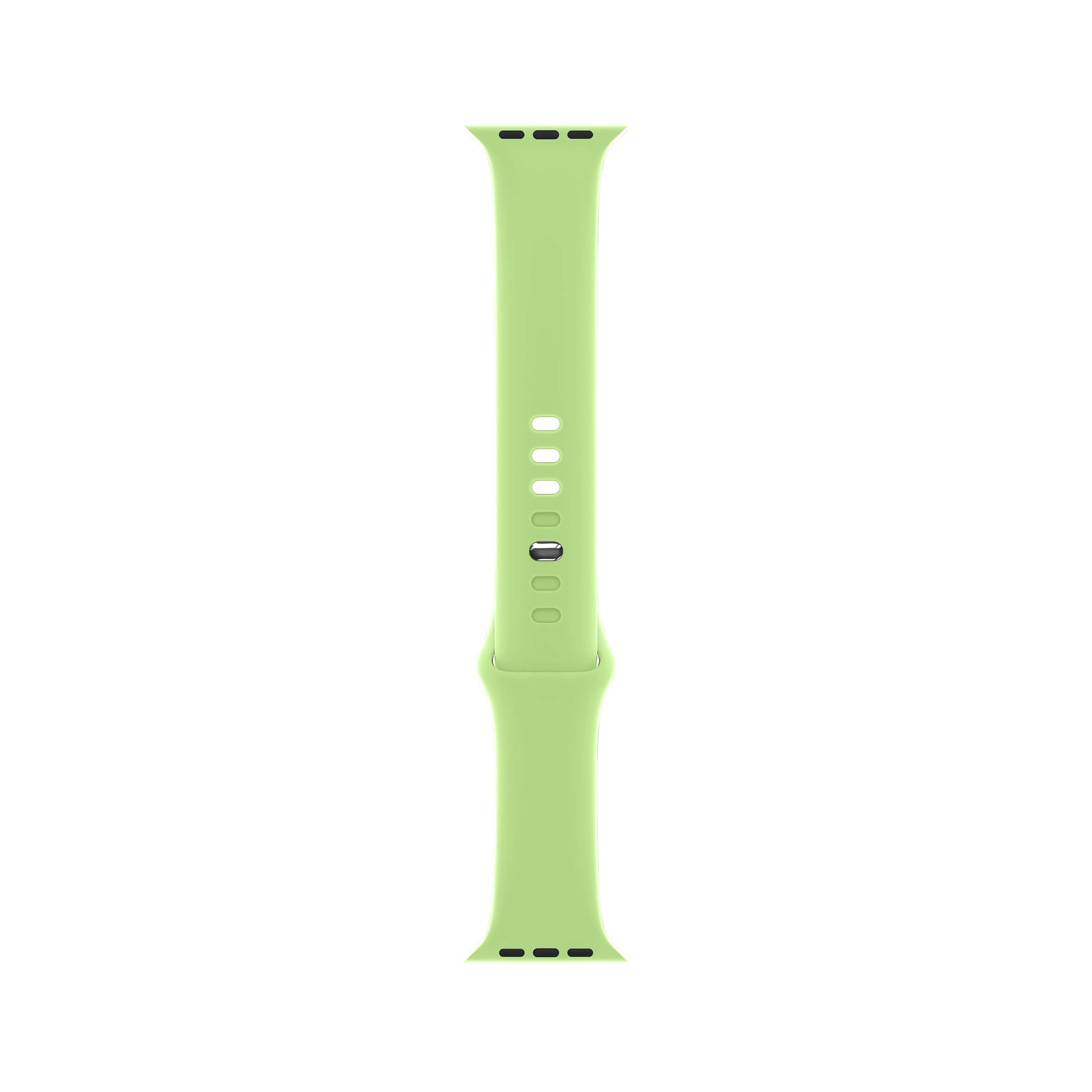 DONEGANI SB Cinturino per Apple Watch Ultra 2 49mm, Serie 10 46mm, 9 8 7 45mm 41mm, SE 6 5 4 44mm 40mm, 3 2 1 42mm 38mm Band Bracciale Sport Silicone, Verde Chiaro