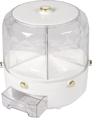 Dispensador de almacenamiento de granos, dispensador de alimentos secos giratorio de 360, dispensador de almacenamiento de cereales, contenedor de disponible en Yaxa Colombia