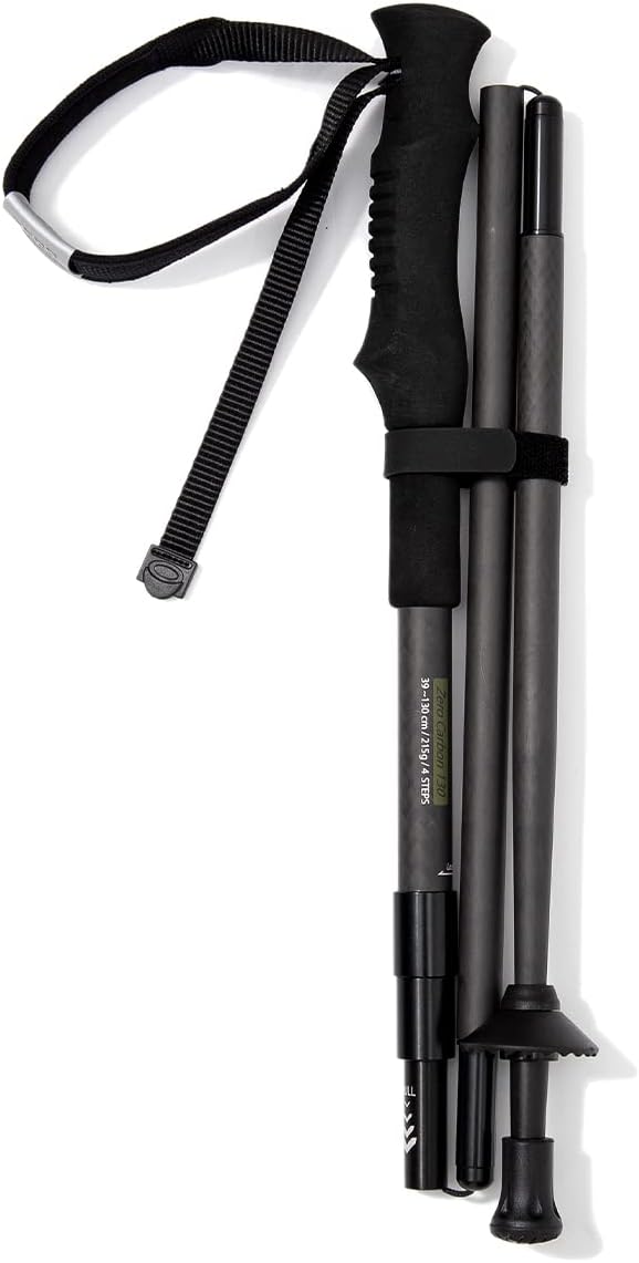 Amazon ZEROGRAM（ゼログラム）ZERO CARBON 130 FOLDING TREKKING POLE（120130cm