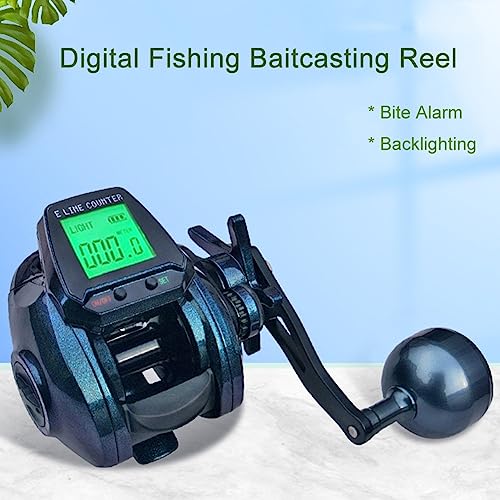 7.2:1 Digital Fishing Baitcasting Reel Large Backlighting Display Bite Alarm-large screen - Image 3