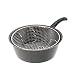 Produktbild ALLUFLON Tradizione Italia Pfanne mit Frittierkorb 24 cm, Aluminium, Schwarz