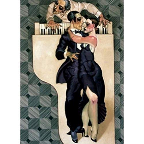 Dance on White Piano by Juarez Machado 20x16 Art Print Dance Music Romance