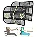 Go Lumbar Support Mesh Back Cushion for Car Seat Desk Office Chair [UPGRADE VERSION WITH STRAP], Recommended by Chiropractor Dr. Jose Guevara for Orthopedic Driving Comfort and Posture Support, Black