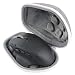co2crea Hard Travel Case for Logitech G604 Lightspeed Wireless Gaming Mouse (Grey Case)