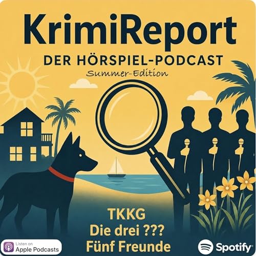 KrimiReport - der H&ouml;rspielpodcast | TKKG | Die drei ??? | F&uuml;nf Freude | cover art