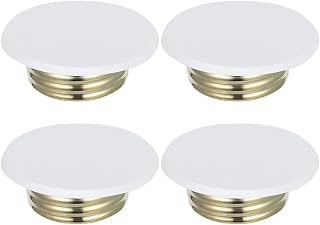 Gatuida 4pcs Fire Sprinkler Covers Plate for Ceiling Sprinkler System Trim Ring Outer Diameter Inner Diameter Indoor Protection for Fire Heads