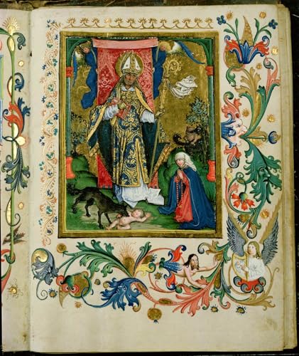 Impression Peinture Poster Saint Augustin de Hans Holbein, une toile de prestige de 60x90cm