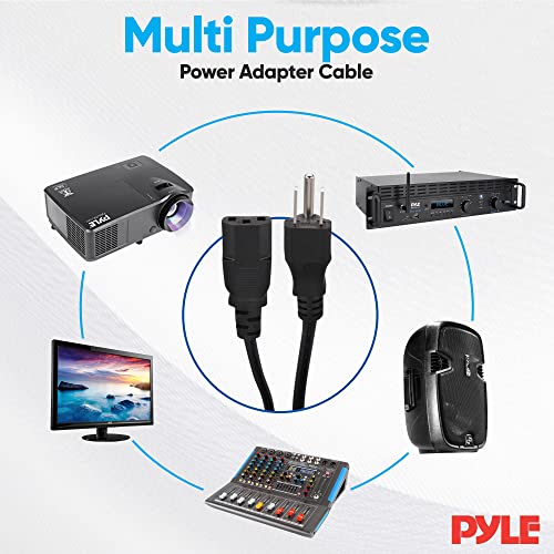 Pyle Power Adapter Cable, 3-Pin (for Pyle Models: PMXU46BT, PMXU67BT, PMXU88BT, PMXU128BT)