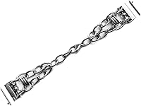 Vista 3 de Correa de eslabones de cadena de acero inoxidable compatible con Samsung Watch 3 de 1.772 in Galaxy Watch de 1.811 in Gear S3 Frontier Classic