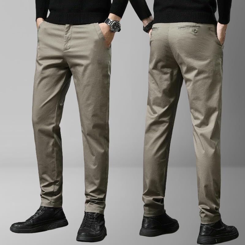 Pantalon coton homme coupe ample et style décontracté - 7