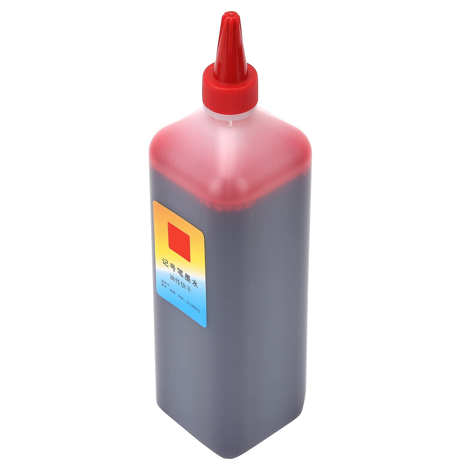 Marker Refill Ink Colorful Permanent Poster Pen Replenishing Liquid for Marker Pens, Fade Resistant Ink for Art Supplies (Red)