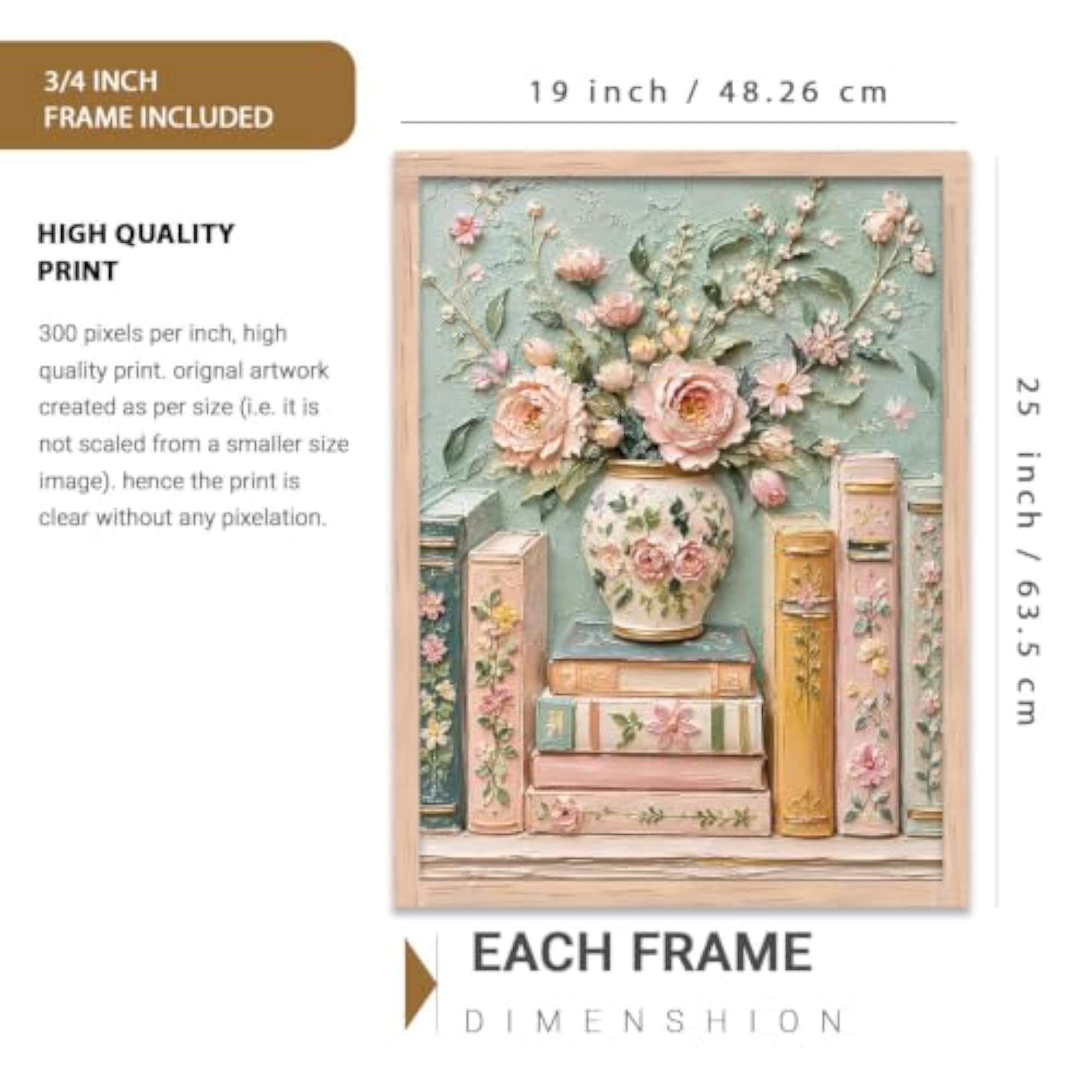 Modern Painting with Frame for Home Decoration