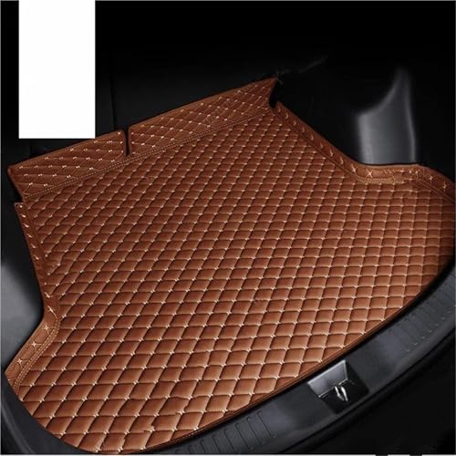 自動車 トランク マット に適合する ボルボ XC60 2018 2019 2020 2021 2022 2023 2024 2025 用 トランクマット カスタム防水カーゴライナー ブーツカーペット(コーヒー)