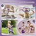 Pilates Kit for Women, Home Pilates Equipment Set with Pilates Ring and 2 Balls, 5 Resistance Bands, Yoga Block,Full Body Core & Flexibility Training,14-in-1 Portable Durable at Home Pilates(Purple）