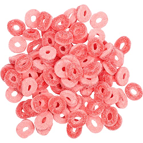 Watermelon Rings - 5 Lb - Red & Pink Candy For Candy Buffet - Gummy Lifesaver Candy - Bulk Candy - Round Red & Pink Candies #TOP2