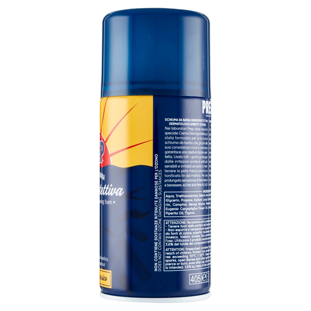 Italian Gourmet Schiuma da barba Rasierschaum sensibile cremig, 12 x 300ml | Formula ricca per pelle delicata, schützt bei der Rasur, spendet, Gesamtnettogewicht 3,6 L + Kostenlos Polpa 400g