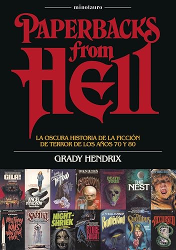 Aprovecha la oscura historia de la ficción de terror de los años 70 y 80 en paperbacks al mejor precio