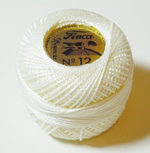 Presencia Finca Pearl Cotton Ball Size 12 - 5 grams #1211 Baby Yellow
