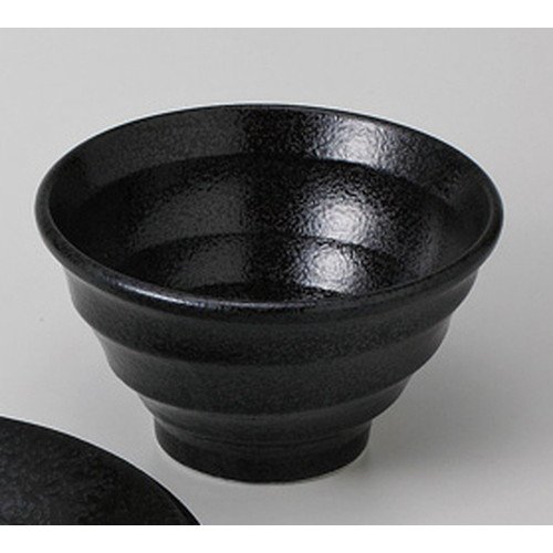 Black Yuzu Swirl 5.0 Bowl, 5.9 x 3.3 inches (15 x 8.3 cm), 13.8 oz