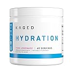 Kaged Electrolyte Hydration Powder Hydracharge Pink Lemonade Sports Drink for Men and Women Pre, Post, Intra Workout Supplement 60 Servings