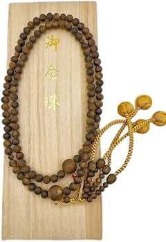 伽羅腕輪　ブレスレット　仏珠 仏具 Amazon.co.jp: 真言宗 伽羅念珠ブレスレット 尺二 共仕立て 桐