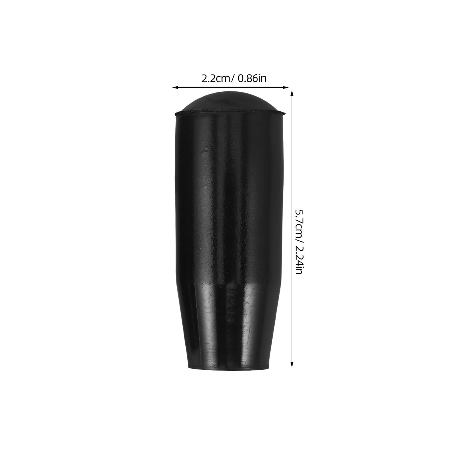 WHAMVOX 2 unidades de 2 tiradores de chimenea de plástico resistente al calor de 8 mm antideslizantes cubiertas para tiradores de puerta de horno piezas de repuesto para chimenea y accesorios de — view 2