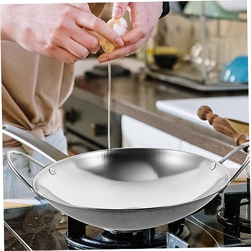 VOSAREA Wok de Acero Inoxidable 2 piezas con Mango Doble miniatura 6