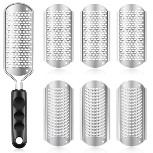 7 Pack Colossal Foot File Pedicure Tool Set, Rustproof Pedicure Foot Rasp