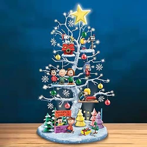 JXZH-MZ Illuminated Halloween Tree,Christmas Tree,Creative Pumpkin Resin Led Light for Christmas Party Pendant Decorations,It's The Great Pumpkin Illuminated Halloween Tabletop Tree (Blue)