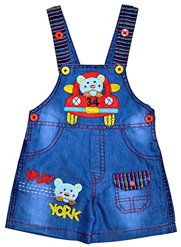 Image of Wise Guys REZA PRODUCTS baby boy & baby girl half sleeves Stylish dungaree set with T-shirt (Pack of 1)