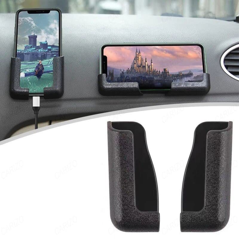 CARIZO Smartphone Holder CR-DM-059, Smartphone Stand, Universal Soft PVC with Double-Sided Tape Charging Port Unblock Compatible with Ford Mustang