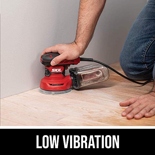 Image of SKIL 5 inch Random Orbital Sander with Cyclonic Dust Box & 3pc Sanding Sheet - SR211601,Multicolor,(Pack of 4)