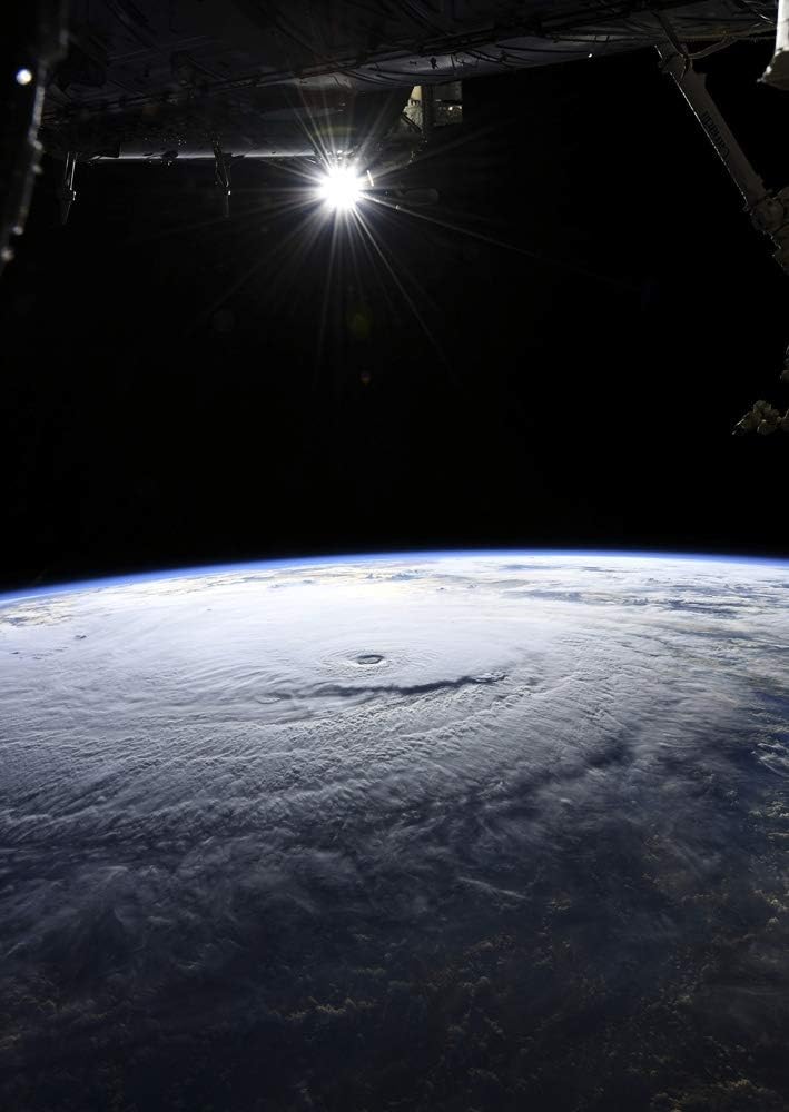 Hurricane Lane in the early morning hours near Hawaii. Poster Print by Stocktrek Images (11 x 17)
