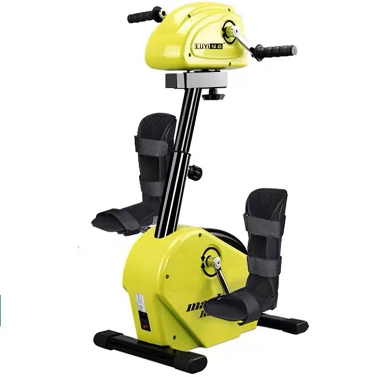 Elektryczny pedałowy przyrząd do ćwiczeń dla seniorów, dłoni, ramion, nóg i kolan, regulowany rower treningowy elektryczny do użytku w pomieszczeniach, sprzęt fitness do rehabilitacji,B