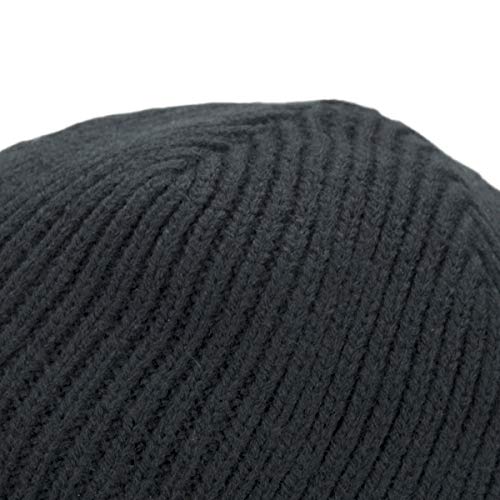 Sealskinz Unisex Waterproof Cold Weather Roll Cuff Beanie, Black, Large/X-Large #TOP6
