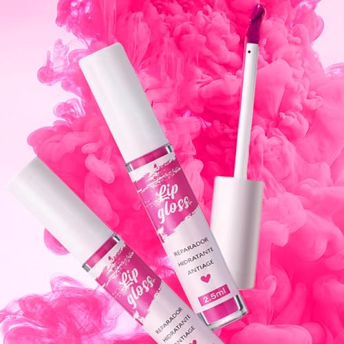 Hot Pink Liquid Lipstick, Lipsticks for Women Long Lasting, Waterproof Non-Sticky Full-Coverage Bright Pink Lip Gloss, Not Fade Matte Lip Stain,Tinted Lip Balm for Girls & Women - Image 7