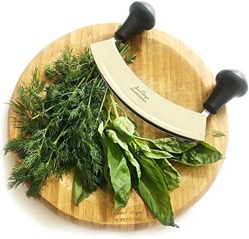 Jean-Patrique Black Handled Mezzaluna
