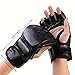 Megalobox MMA Gloves for Men & Women – Grappling & Sparring Boxing Gloves with Open Palm Design,2 Pairs of Padded Fingerless Training Gloves for Kickboxing, Muay Thai