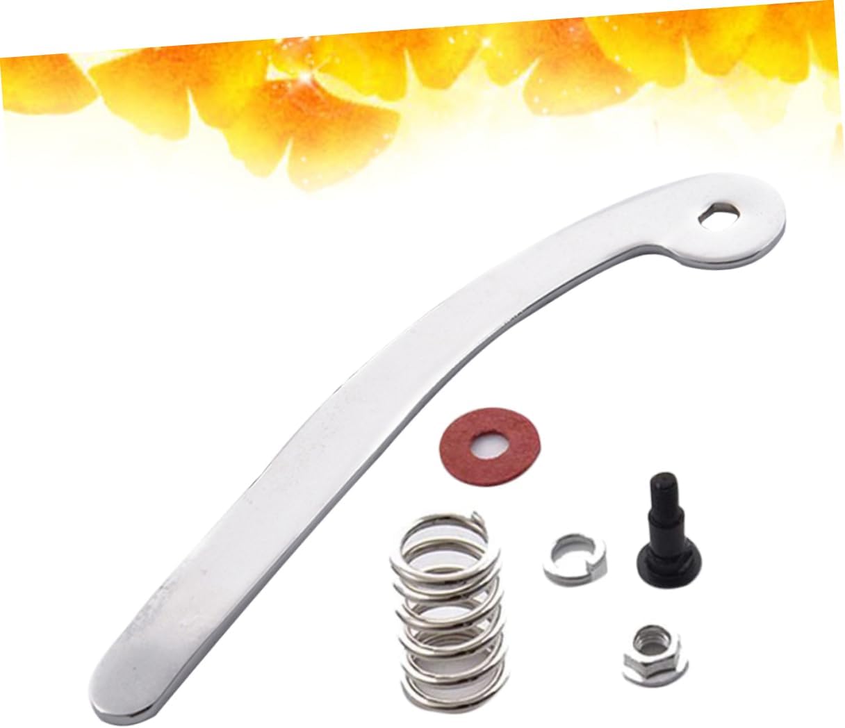 BESTonZON Replacement Tremolo Vibrato Bridge Tailpiece Compatible Electric Guitars Silver Whammy Bar Random Accessories Guitar Parts for Musicians