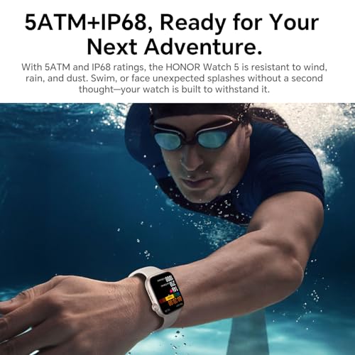 Montre Connectée HONOR Watch 5 1.85 AMOLED GPS 15 Jours dautonomie - vue 5