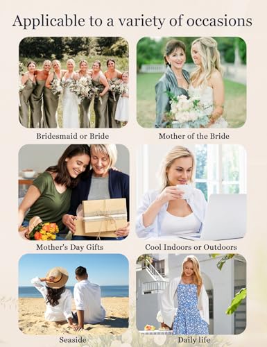 Women Chiffon Shawls and Warps for Evening Dresses Chiffon Cardigan Irregular Shape Double Sleeve Design 6