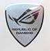 VATH ASUS Republic of Gamers Metal Sticker 27 x 30mm [949]
