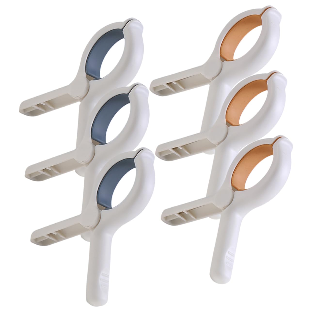Alipis 24pezzi Mollette Per Bucato Antivento Clip Per Asciugamani e Trapunte Design Antiscivolo e Resistente Blu