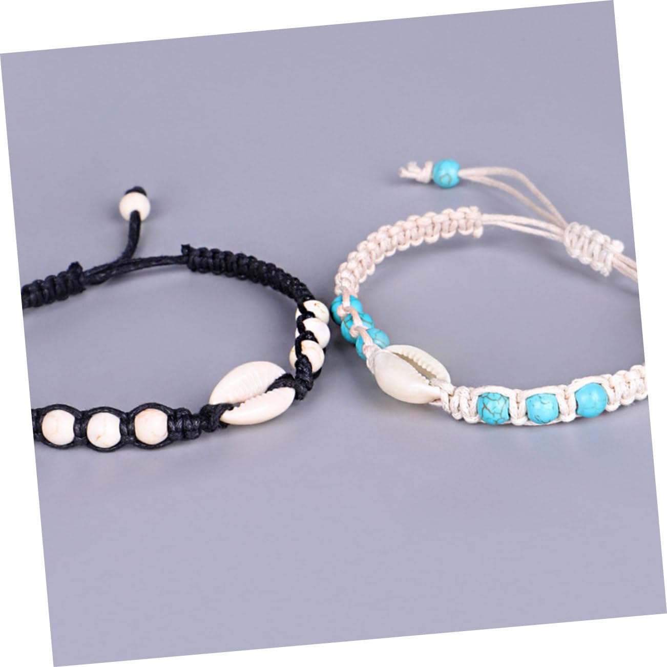 Braceletas Hechas a Mano Pulseras de Concha Tejida en Joyas de para Mujeres Resistentes y Elegantes
