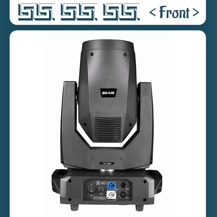 Front view of the moving head light