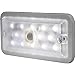 Buyers Products 5626337 LED Rectangular LED Interior Light For Cars, Trucks, RVs, With Motion Sensor, 750 Lumens, 12-24 VDC, Polycarbonate Lens And Housing, Surface Mount With Mounting Hardware