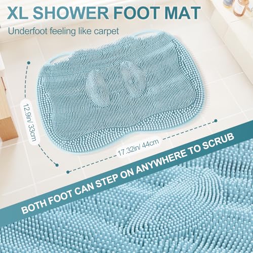 Alfombrilla Exfoliante para Pies 2 Unidades Azul miniatura 5