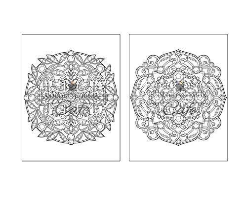 125 Mandalas: An Adult Coloring Book Featuring 125 of the World's Most Beautiful Mandalas for Stress Relief and Relaxation - Image 32