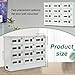 SHAHRYAR 12 Cell Phone Locker,Charging and Storage 2 in 1 Bays Cell Mobile Phone Steel Locker,with 3-in-1 Cables Dual Unlock Methods,for Classroom Conference Office